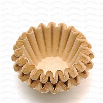 Wholesale Natural Color Wave Bowl Drip Coffee Filter Paper Bulk Paper Coffee Filter Paper