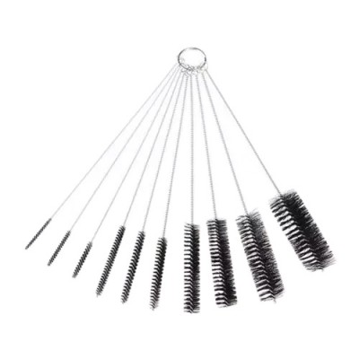 10pcs/set Coffee Machine Brush Bottle Tube Straw Cleaner Washing Scrubber Barista Dusting Cleaning Tool